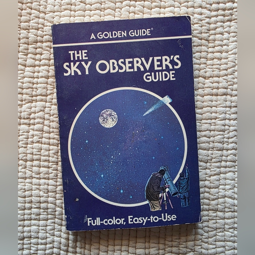Vintage Book | Golden Guide | The Sky Observer's Guide